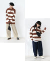 [Sale items cannot be returned or exchanged] Bold striped top