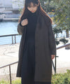 [SANPO LUSSO] Wool blend khaki coat