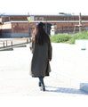 [SANPO LUSSO] Wool blend khaki coat