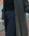 [SANPO LUSSO] Wool blend khaki coat