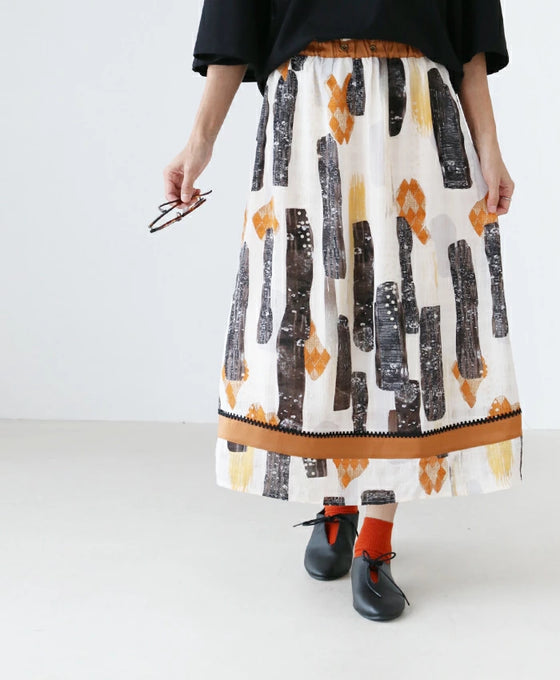 一点物　スカート　ヴィンテージ　vintage カラフル　派手　個性派簡易包装となります