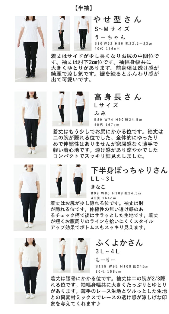 こなれ見えシャツ シアーチェックトップス