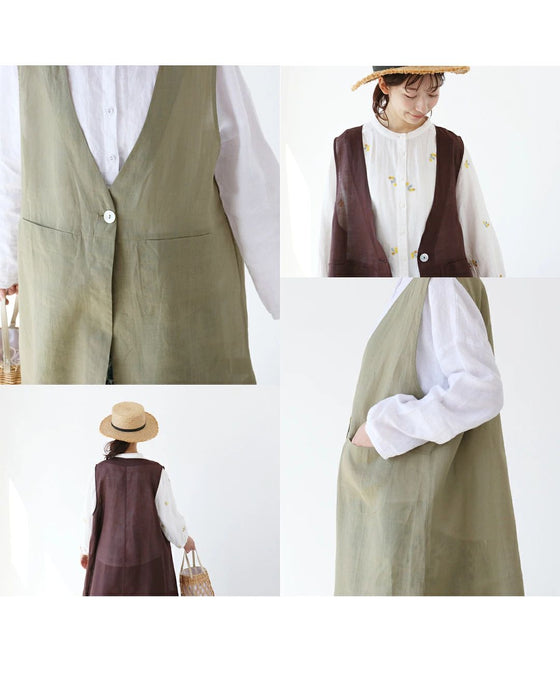 【一部予約商品】〈全4色〉さっと重ねてコーデが決まる。大人のシアーベスト