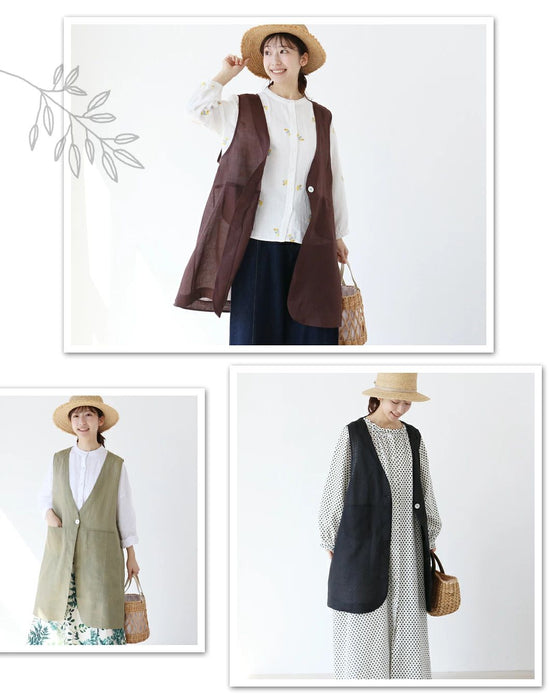 【一部予約商品】〈全4色〉さっと重ねてコーデが決まる。大人のシアーベスト