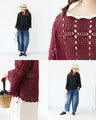 A knitted top with a classy finish