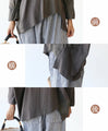 [Sale items cannot be returned or exchanged] A top with an attractive random hem