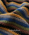 A retro color scheme cardigan that's cute to look at and cute to wear