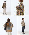 A retro color scheme cardigan that's cute to look at and cute to wear