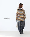 A retro color scheme cardigan that's cute to look at and cute to wear