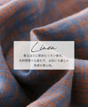 Linen Check Skirt