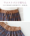 Linen Check Skirt