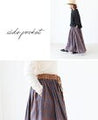 Linen Check Skirt