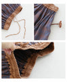 Linen Check Skirt
