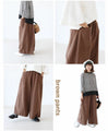 Wide but slim fit pants