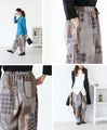Patch patterned pants