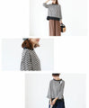 Watercolor checkered top