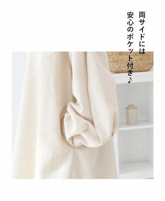 一枚で着れる裏生地チュニック