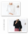 Bell sleeve knit top