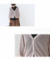 Dolman mesh cardigan