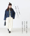 [S-3L size] Vertical striped polka dot top