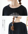 Polka dot and check tops