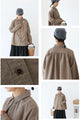 [Sale items cannot be returned or exchanged] A shirt blouse that gives you a sense of security
