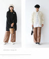 Striped knit pants
