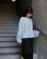 Shirred linen top