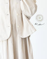 Elegant and natural fine ribbed jacket