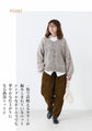 Mixed knit top