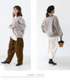 Mixed knit top