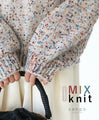 Mixed knit top