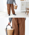 Curved Stitch Pants