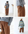 Curved Stitch Pants