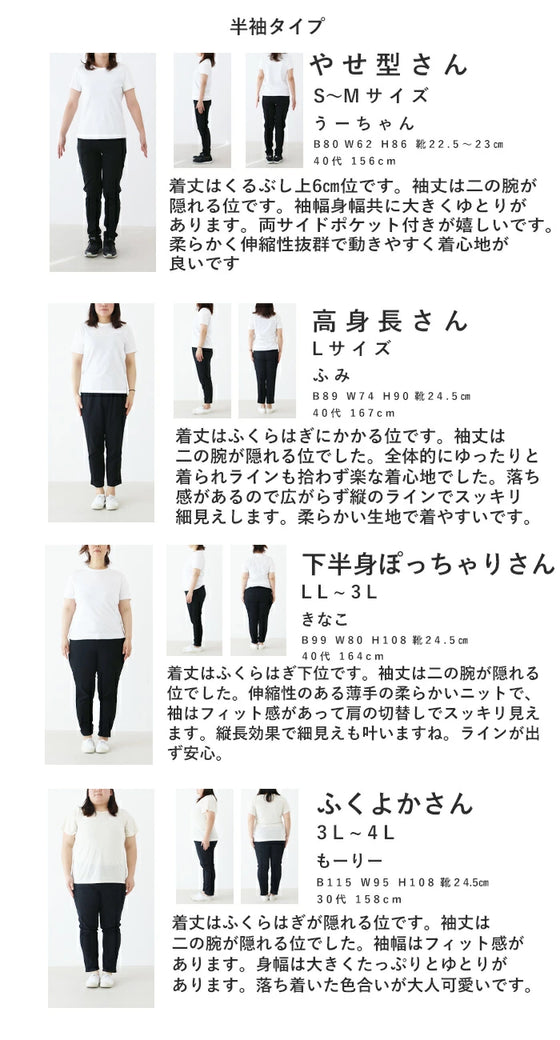 (2タイプ)5kg?!痩せ見えストライプ ニットワンピース