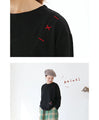 Walking Embroidery Loose T-shirt
