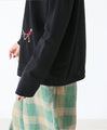 Walking Embroidery Loose T-shirt