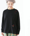 Walking Embroidery Loose T-shirt