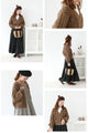 Makes your legs look longer! 3D flower knit cardigan