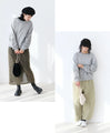 Loop-drawn floral sweatshirt