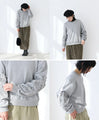 Loop-drawn floral sweatshirt