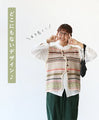 Stair button knit vest