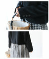 Stand collar duffle coat