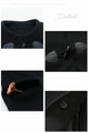 Stand collar duffle coat