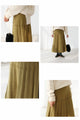 [Sale items cannot be returned or exchanged] Square pattern knit skirt