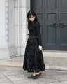 [SANPO LUSSO] Three-dimensional gorgeous skirt