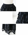 [SANPO LUSSO] Three-dimensional gorgeous skirt