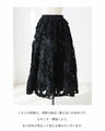 [SANPO LUSSO] Three-dimensional gorgeous skirt