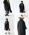 [Sale items cannot be returned or exchanged] Not too casual ◎ Quilted jacket coat