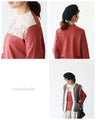 Knit top with delicate embroidery